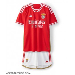 Benfica Thuis tenue Kids 2023-24 Korte Mouw (+ Korte broeken)